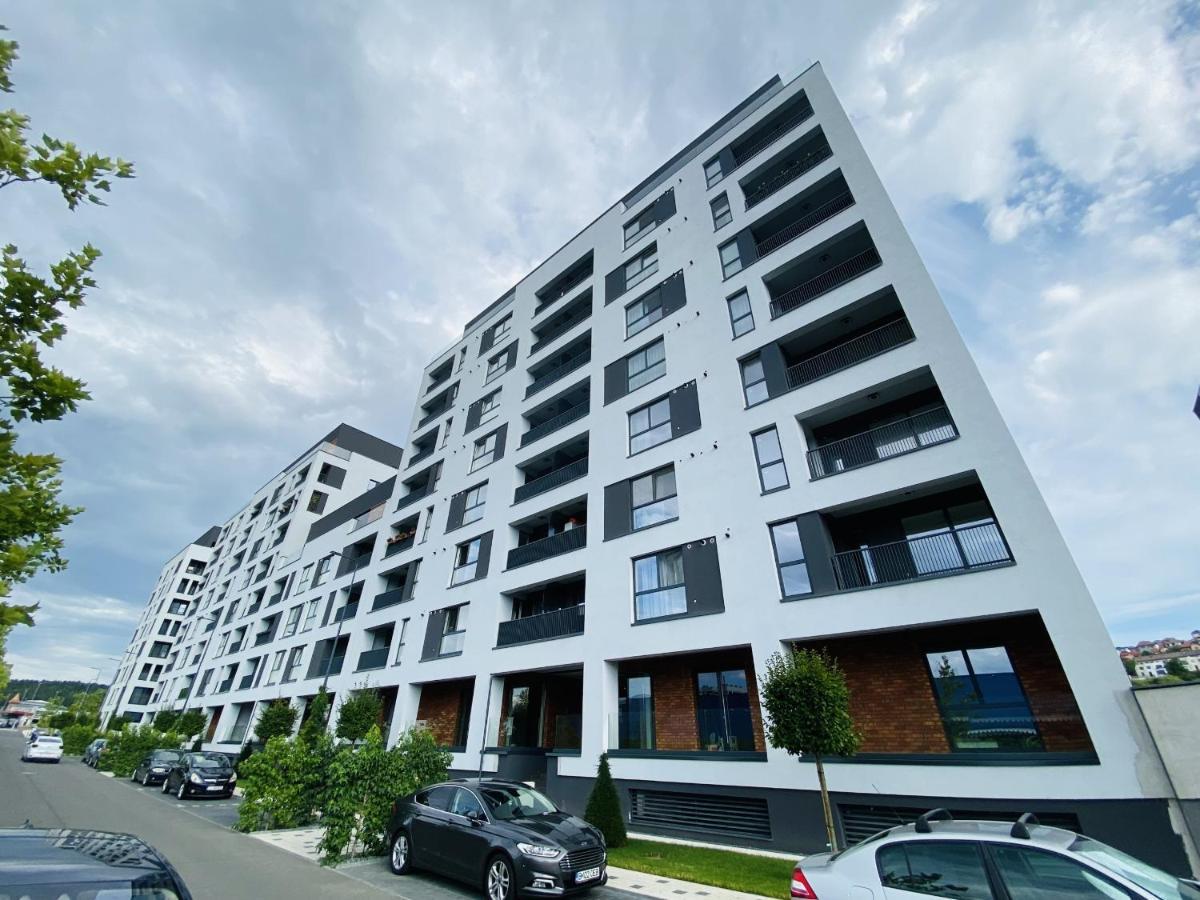 Deluxe Apartment With Balcony And Private Parking In Colvmna Residence Kluż-Napoka Zewnętrze zdjęcie