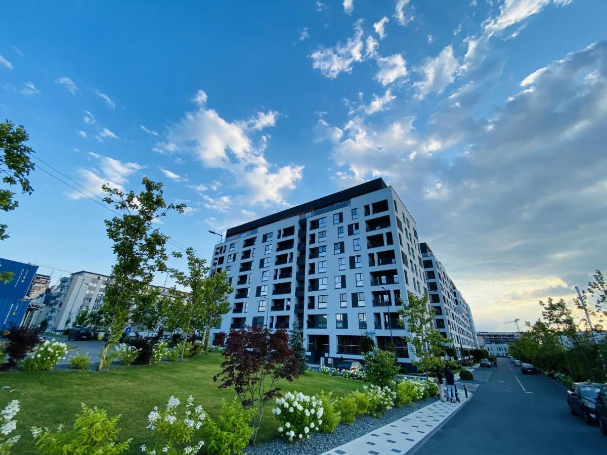 Deluxe Apartment With Balcony And Private Parking In Colvmna Residence Kluż-Napoka Zewnętrze zdjęcie