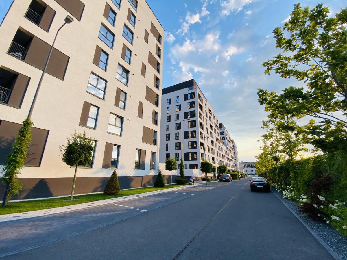 Deluxe Apartment With Balcony And Private Parking In Colvmna Residence Kluż-Napoka Zewnętrze zdjęcie